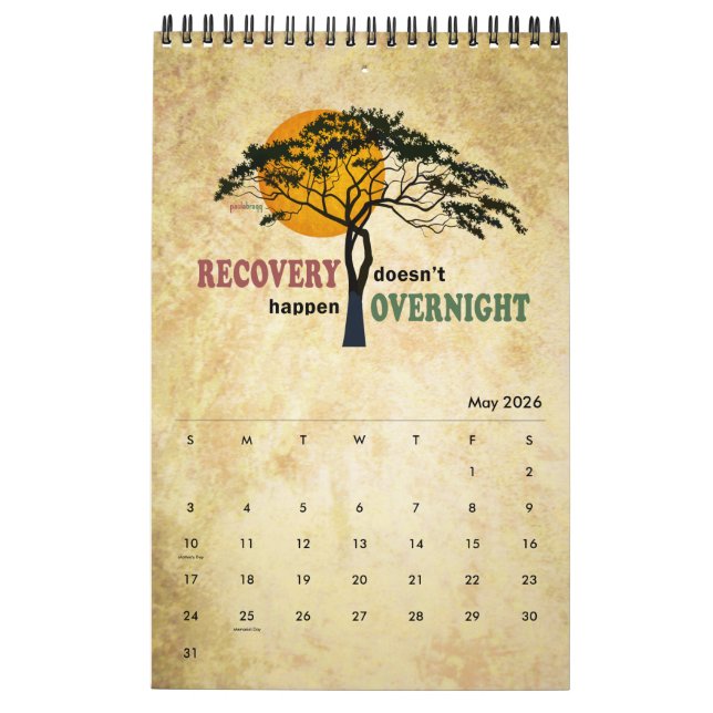 Recovery Quotes, Inspirational Slogans, 12 Steps Calendar (May 2026)