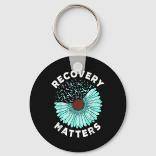 Recovery S Alcohol Drug Awareness Addiction Ribbon Key Ring