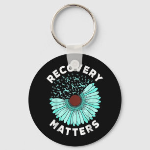 Recovery S Alcohol Drug Awareness Addiction Ribbon Key Ring