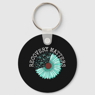 Recovery S Drug Alcohol Awareness Addiction Ribbon Key Ring