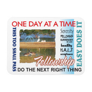 recovery slogans magnet
