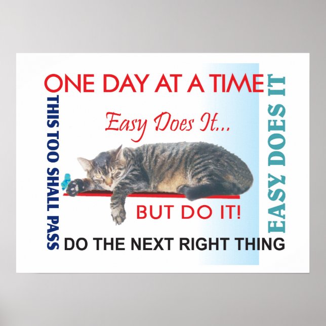 recovery slogans poster (Front)