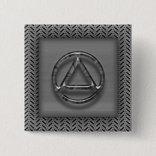Recovery Sobriety Sober Button Pin