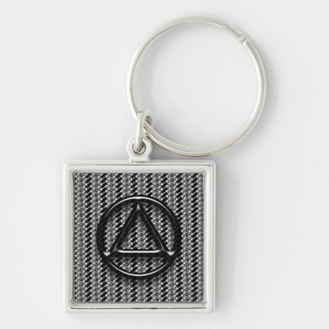 Recovery Sobriety Sober Keychain (Key Chain) (Front)