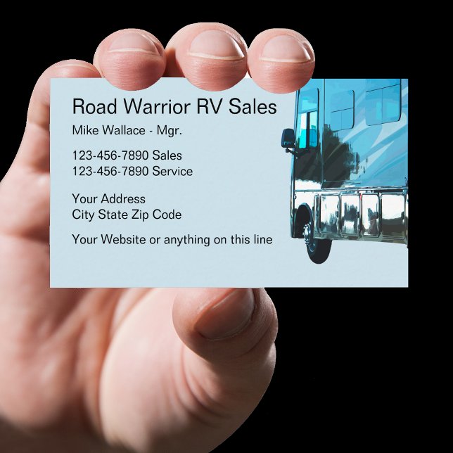 Recreational Vehicles Business Card (Creator Uploaded)