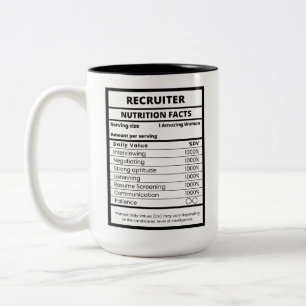 Recruiters And Hr Department Managers Cool Two-Tone Coffee Mug