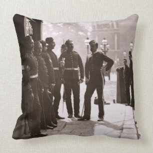 Recruiting Sergeants at Westminster, 1876-77 (wood Cushion