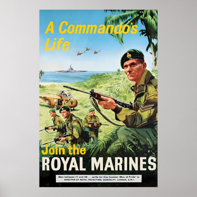 Recruitment Poster A Commando's Life. Join the (Front)