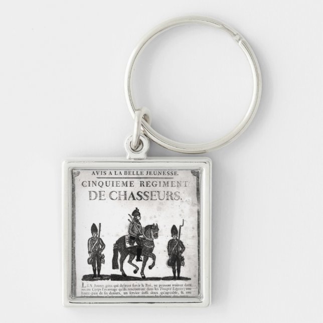 Recruitment poster for the Fifth Regiment Key Ring (Front)
