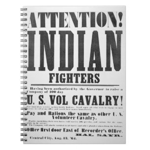Recruitment poster for the U.S. Volunteer Cavalry, Notebook