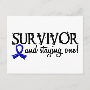 Rectal Cancer Survivor 18 Postcard