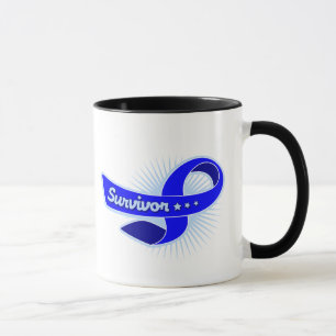 Rectal Cancer Survivor Ribbon Mug