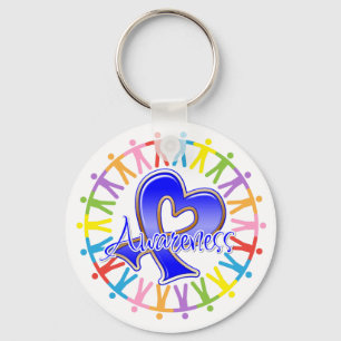 Rectal Cancer Unite in Awareness Key Ring