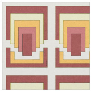 Rectangle Abstract Multicolor (70s Style) Fabric