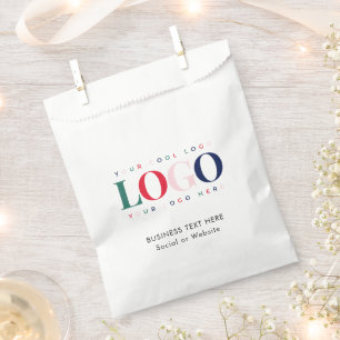 Rectangle Business Company Logo Text Paper Bag