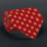 Rectangle Double Happiness Red Chinese Wedding Tie<br><div class="desc">A modern double happiness design within a simple red square frame. An auspicious symbol used in all chinese, oriental and asian wedding. Designed by fat*fa*tin. Easy to customise with your own text, photo or image. For custom requests, please contact fat*fa*tin directly. Custom charges apply. ·················································································································· www.zazzle.com/fat_fa_tin ······································································· www.zazzle.com/fatfatin_blue_knot ······································································· www.zazzle.com/fatfatin_red_knot...</div>