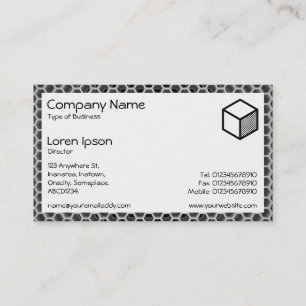 Rectangle - Honeycomb Cool Business Card
