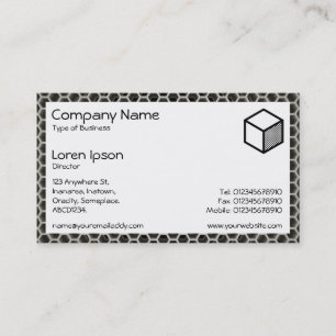 Rectangle - Honeycomb Warm Business Card