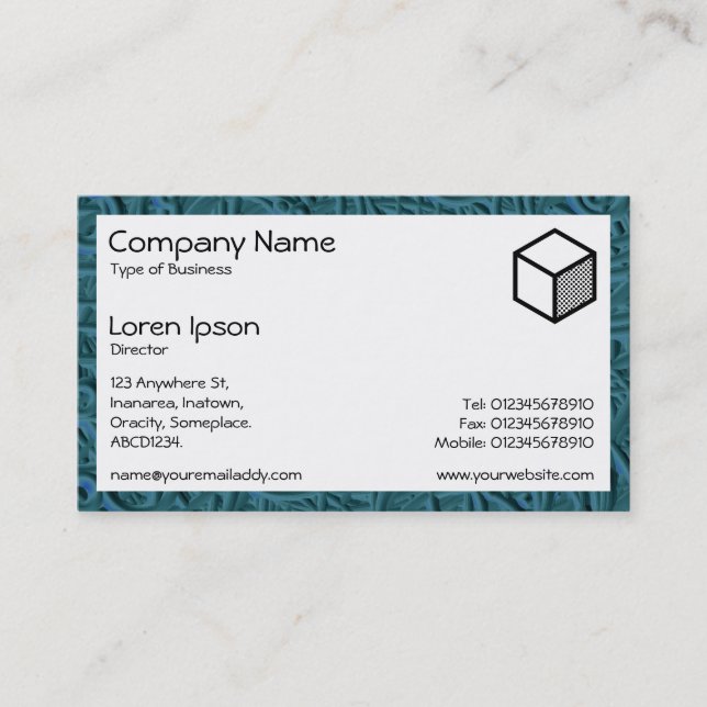 Rectangle - Modelling Clay Madness 01 Business Card (Front)