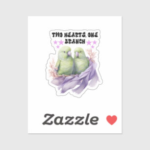 Rectangle Parrot Sticker