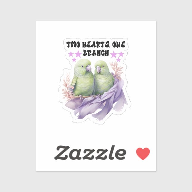  Rectangle Parrot Sticker  (Sheet)