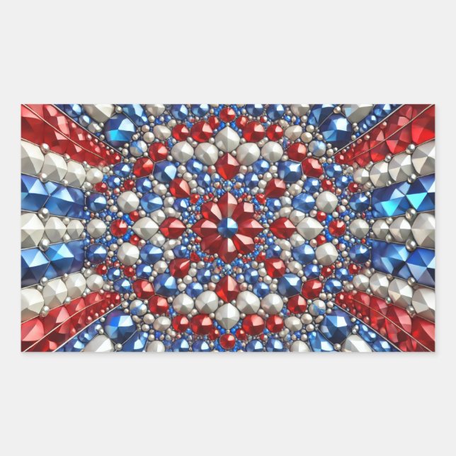 Rectangle sticker with Netherlands Colours (Front)