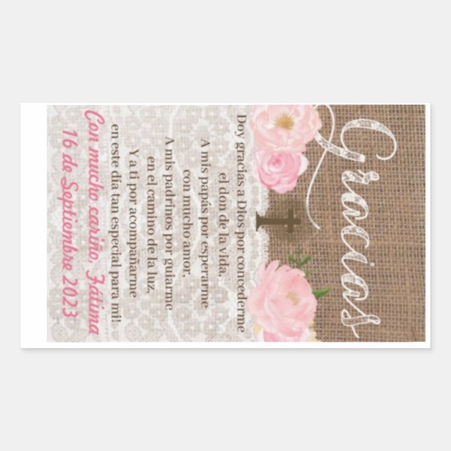 Rectangle Stickers (Front)