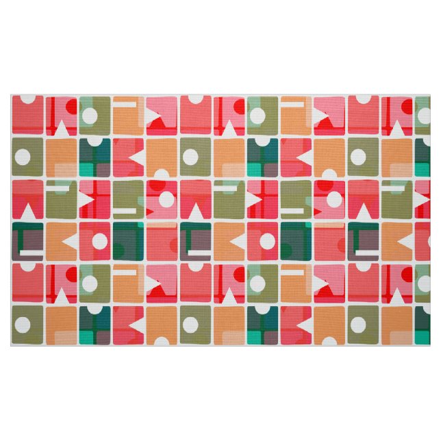 Rectangles Abstract 120623 Fabric (Fat Quarter)