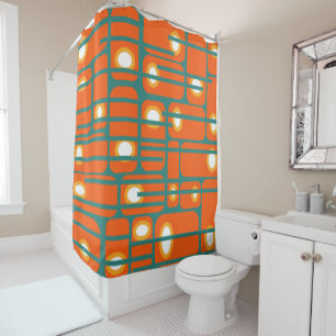 Rectangles and Circles Shower Curtain