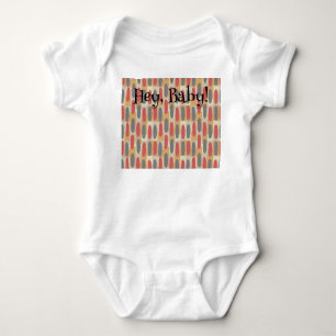 Rectangles and Ovals Baby Bodysuit