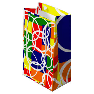 Rectangles and Rings Small Gift Bag