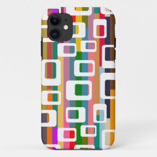 Rectangles and Stripes iPhone 11 Case