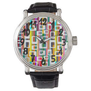 Rectangles and Stripes Watch