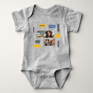 Rectangles Baby Bodysuit