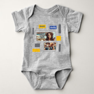 Rectangles Baby Bodysuit
