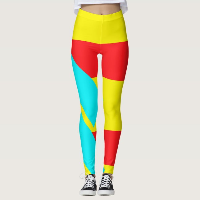 Rectangles Leggings (Front)