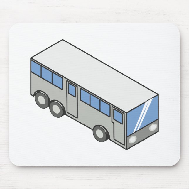 Rectangular bus mouse pad (Front)