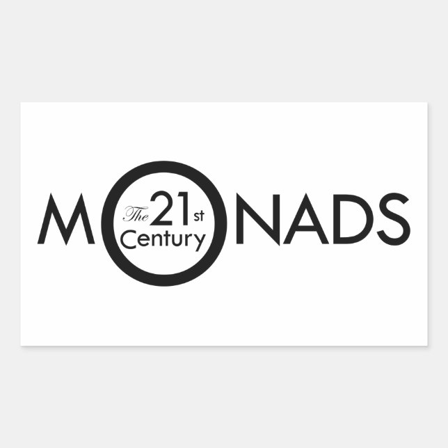 Rectangular Monads Sticker (Front)