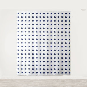Rectangular Sapphire Blue Tapestry