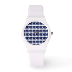 Rectangular Sapphire Blue Watch