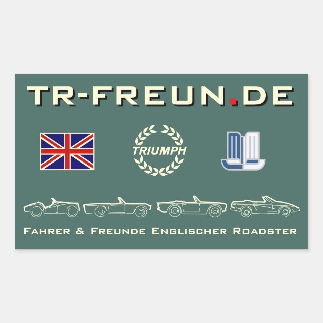 Rectangular sticker 2 - TR Friends (Front)