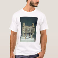 Rectangular 'ting' vessel with human faces