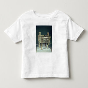 Rectangular 'ting' vessel with human faces toddler T-Shirt