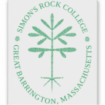 Rectangular Vinyl Green Seal Decal 