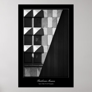 Rectilinear Mosaics, Fine Art gallery-style Poster