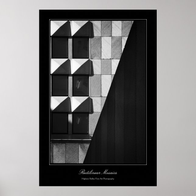 Rectilinear Mosaics, Fine Art gallery-style Poster (Front)