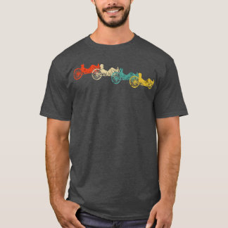 Recumbent Bike Cyclist Vintage Retro Cycling Recum T-Shirt
