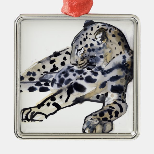Recumbent Metal Tree Decoration (Front)