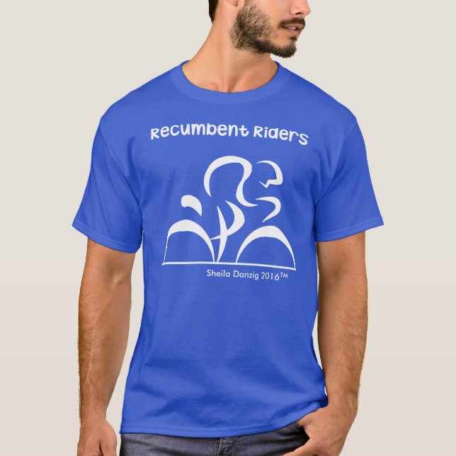 Recumbent Riders Bikes T-Shirt (Front)