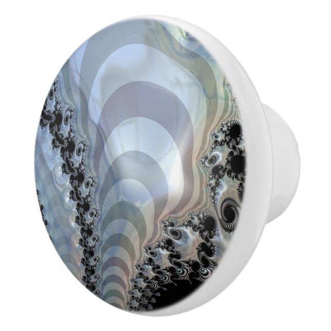 Recursive Realms  Ceramic Knob (Right)